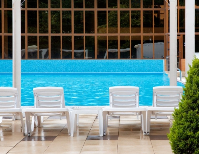 Открытый бассейн - Отель Alean Family Sputnik / Алеан Фэмили Спутник 