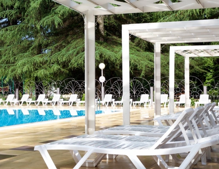 Открытый бассейн - Отель Alean Family Sputnik / Алеан Фэмили Спутник 