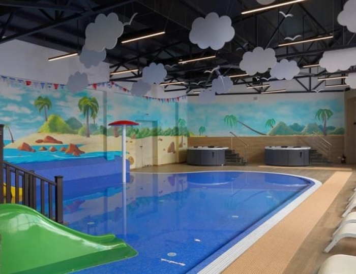 Детский бассейн с водными атракционами - Отель Alean Family Sputnik / Алеан Фэмили Спутник 